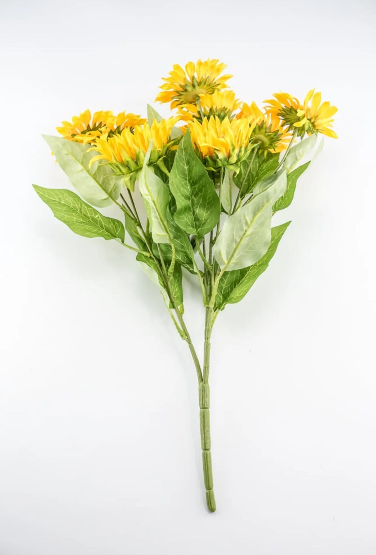 Artificial Sunflower flower bush - yellow