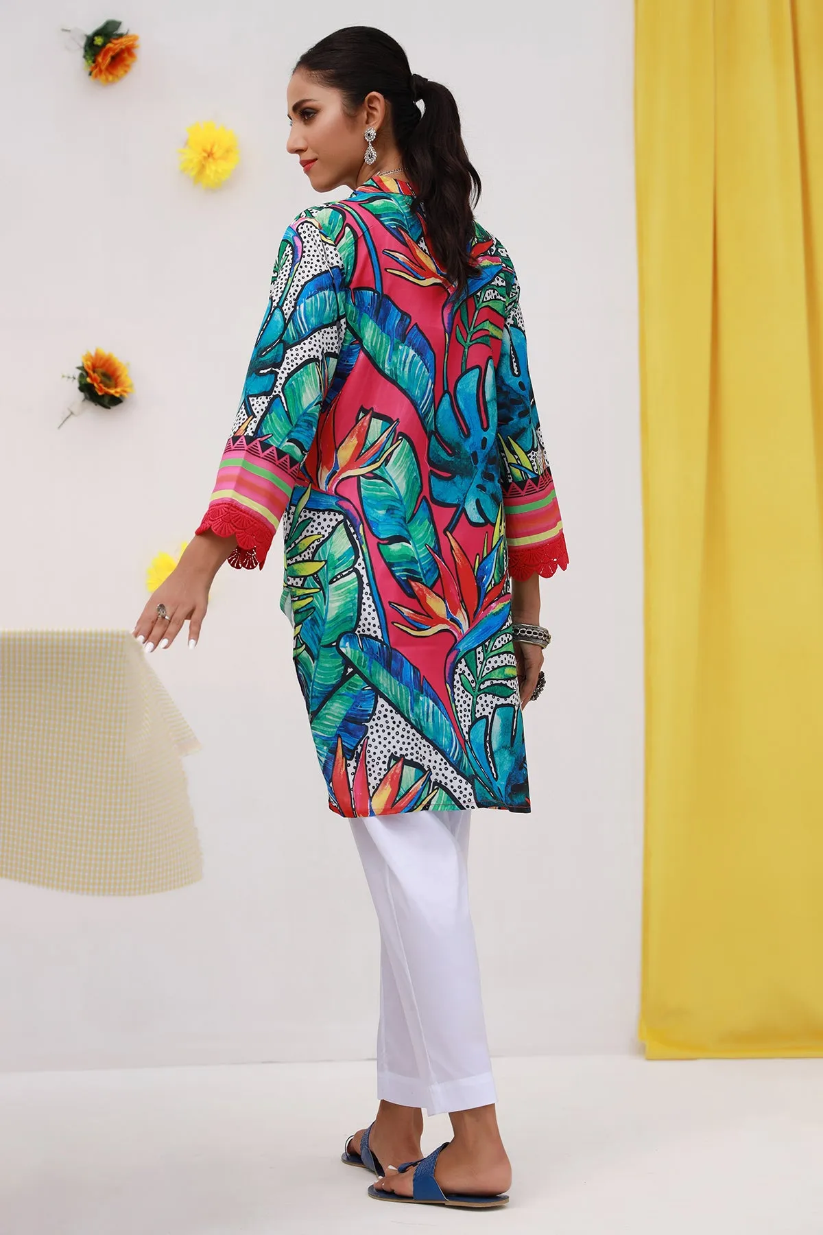 Exotic Bloom Printed Kurti - S22 - WK00007