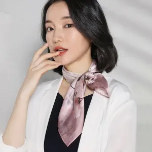 Fragrance Fully (Man Tingfang) - Silk Neckscarf, Chinese Style, Hangzhou Silk