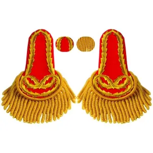 Military Uniform Embroidered Epaulette Pair